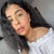 british asian woman wearing streamer heat eyeshadow palette , with cut crease ,natural makeup