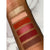 darker shades of Streamer Heat eyeshadow palette swatches - A’Lei Beauty
